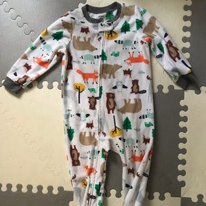 Carter’s footed fleece pj x 5